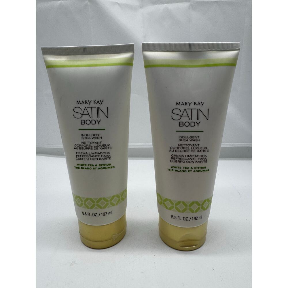 Lot of 2 - Mary Kay Satin Body Indulgent Shea Wash 6.5oz